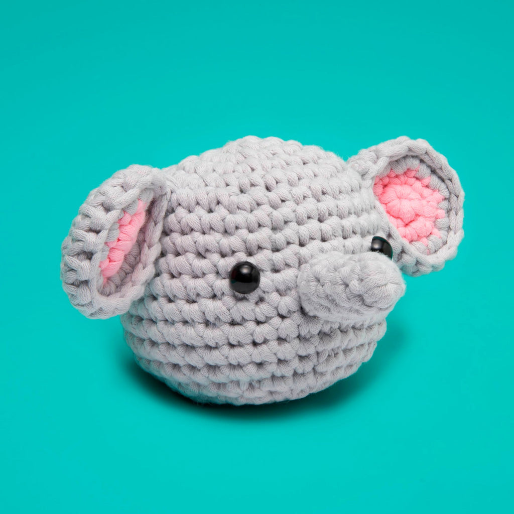 Bubbles the Elephant Crochet Kit - Easy Stitch Fun
