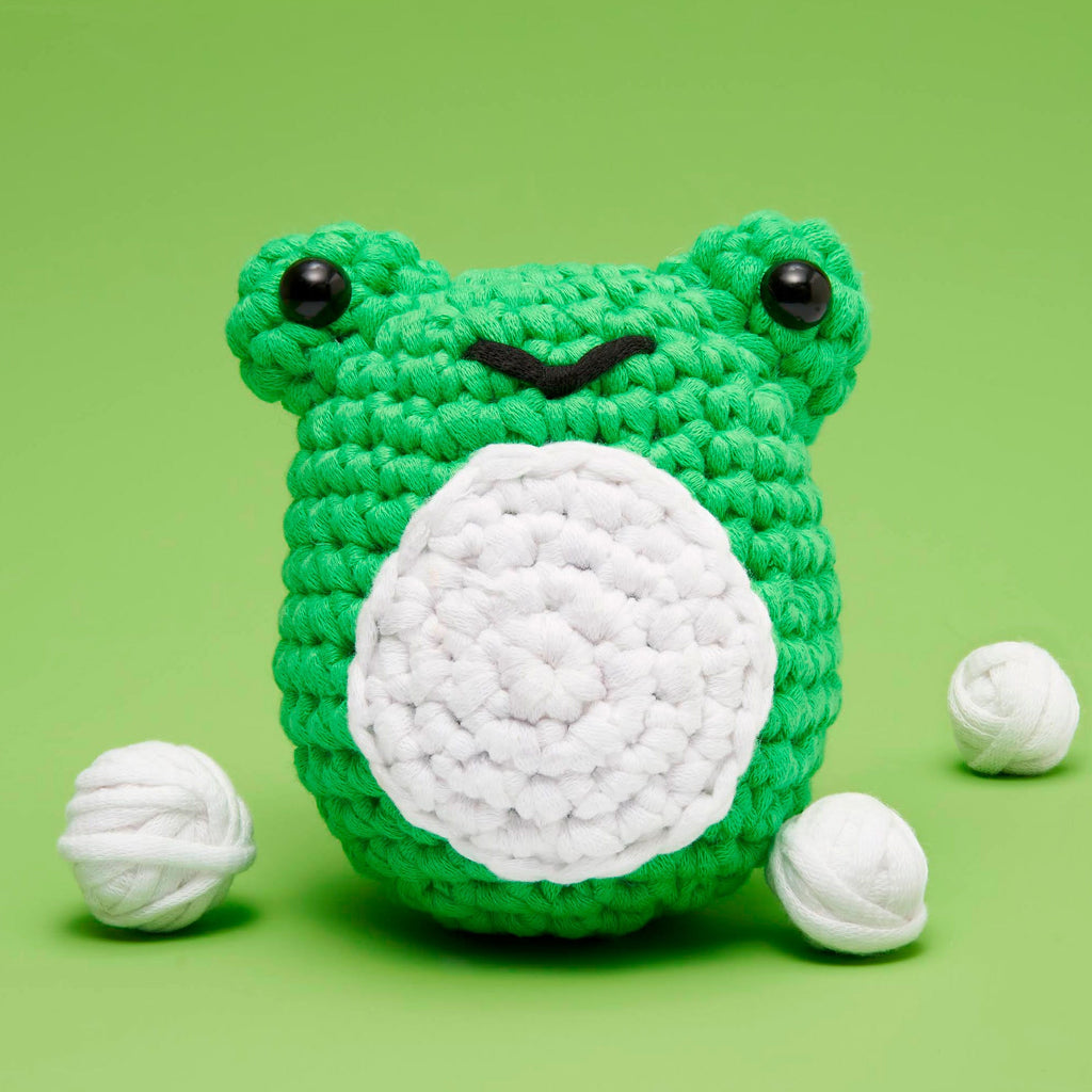 Henri the Frog Crochet Kit - Stitching Starts Here