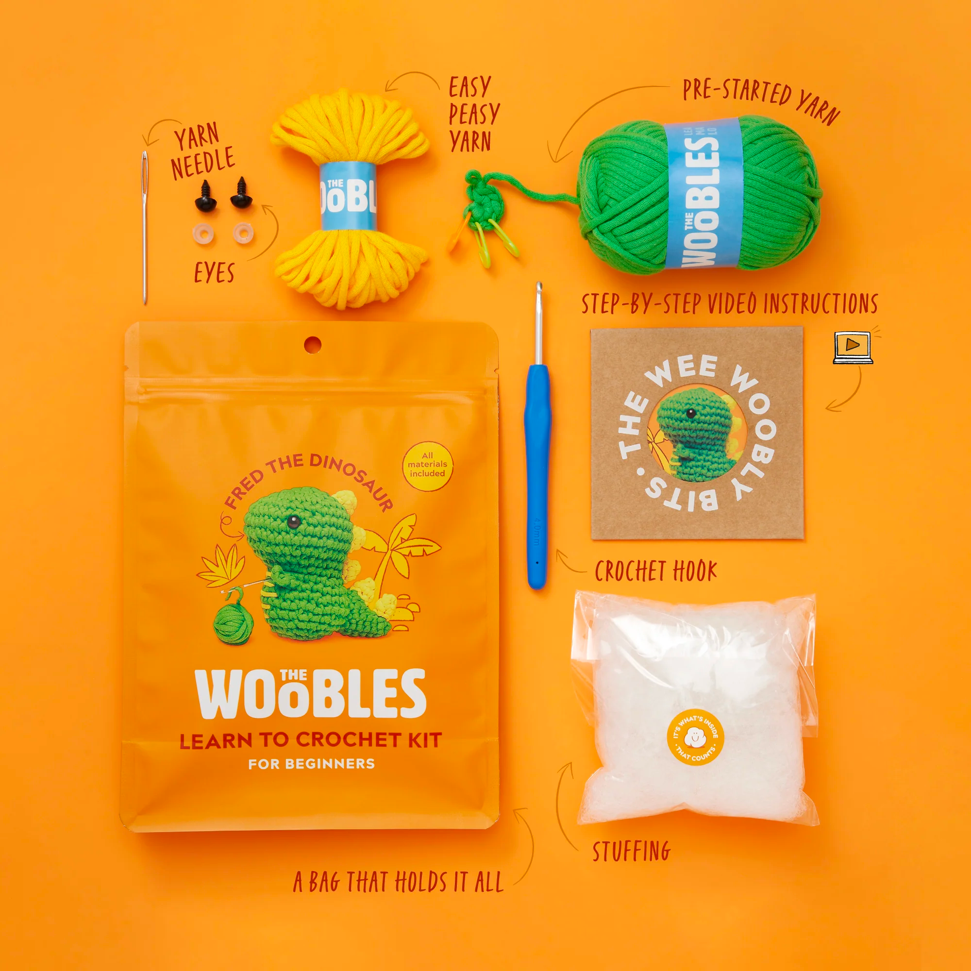 The Wooblehood of the Traveling Tails Bundle - Your Crochet Starter