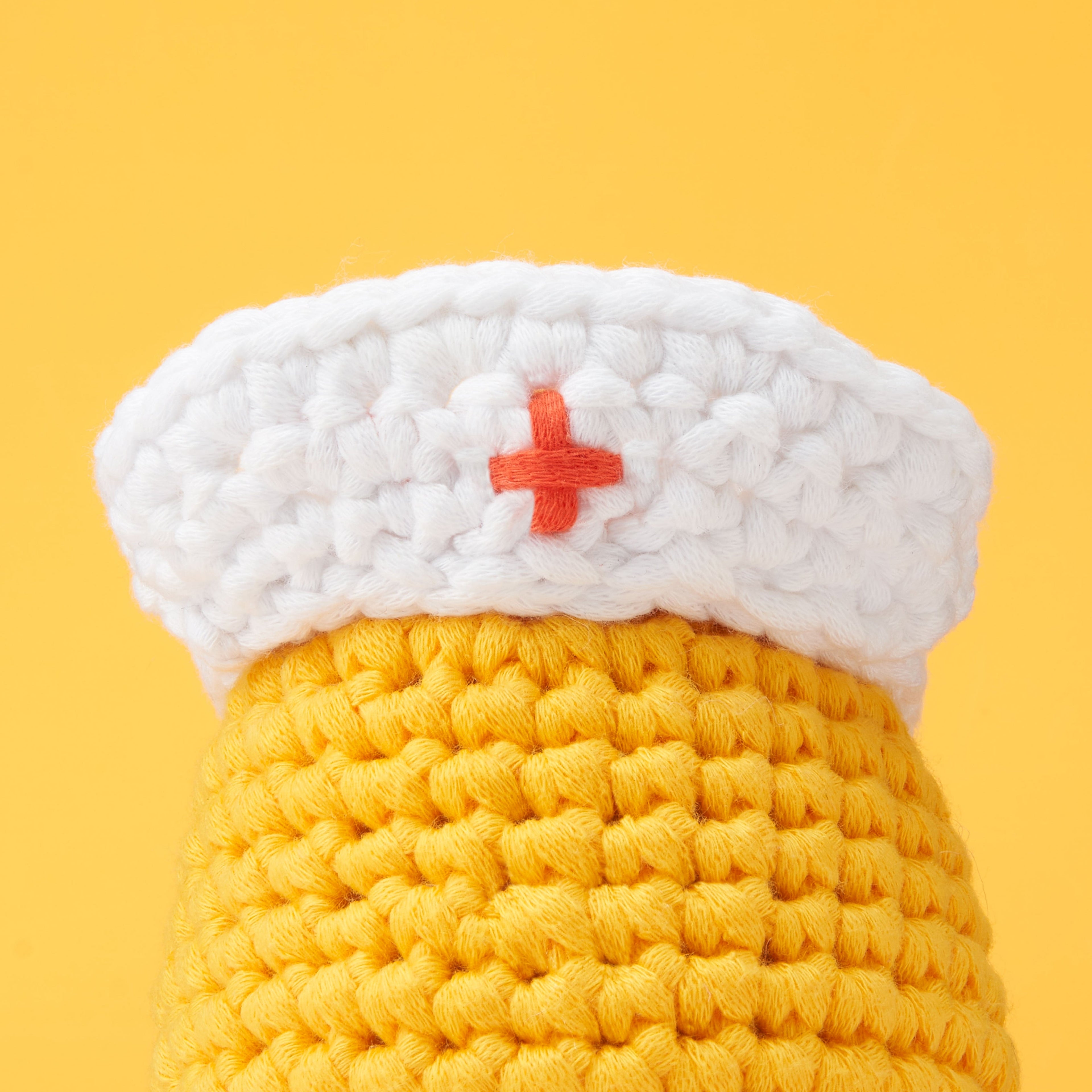 Tiny Nurse Hat Accessory Kit - Learn One Stitch