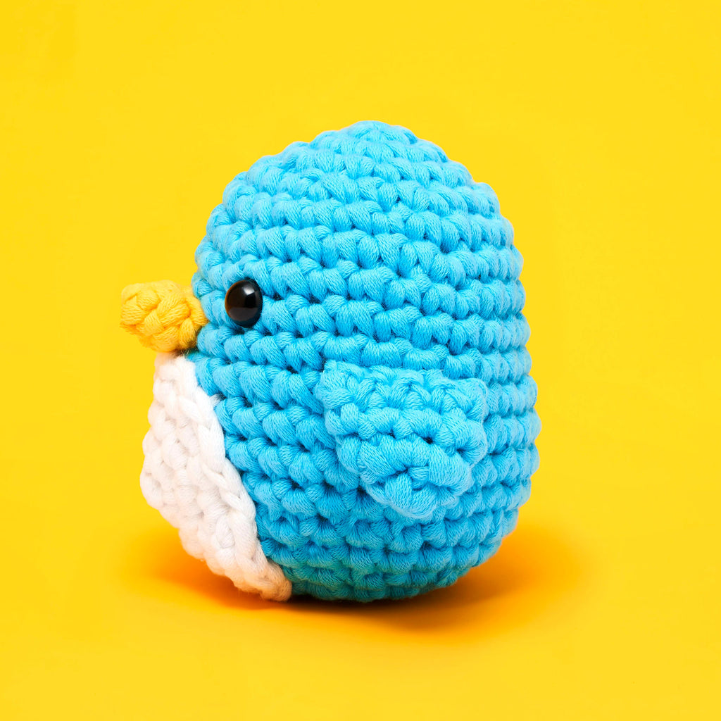 Pierre the Penguin Crochet Kit with Free Charm Bracelet Kit - Gift a Smile