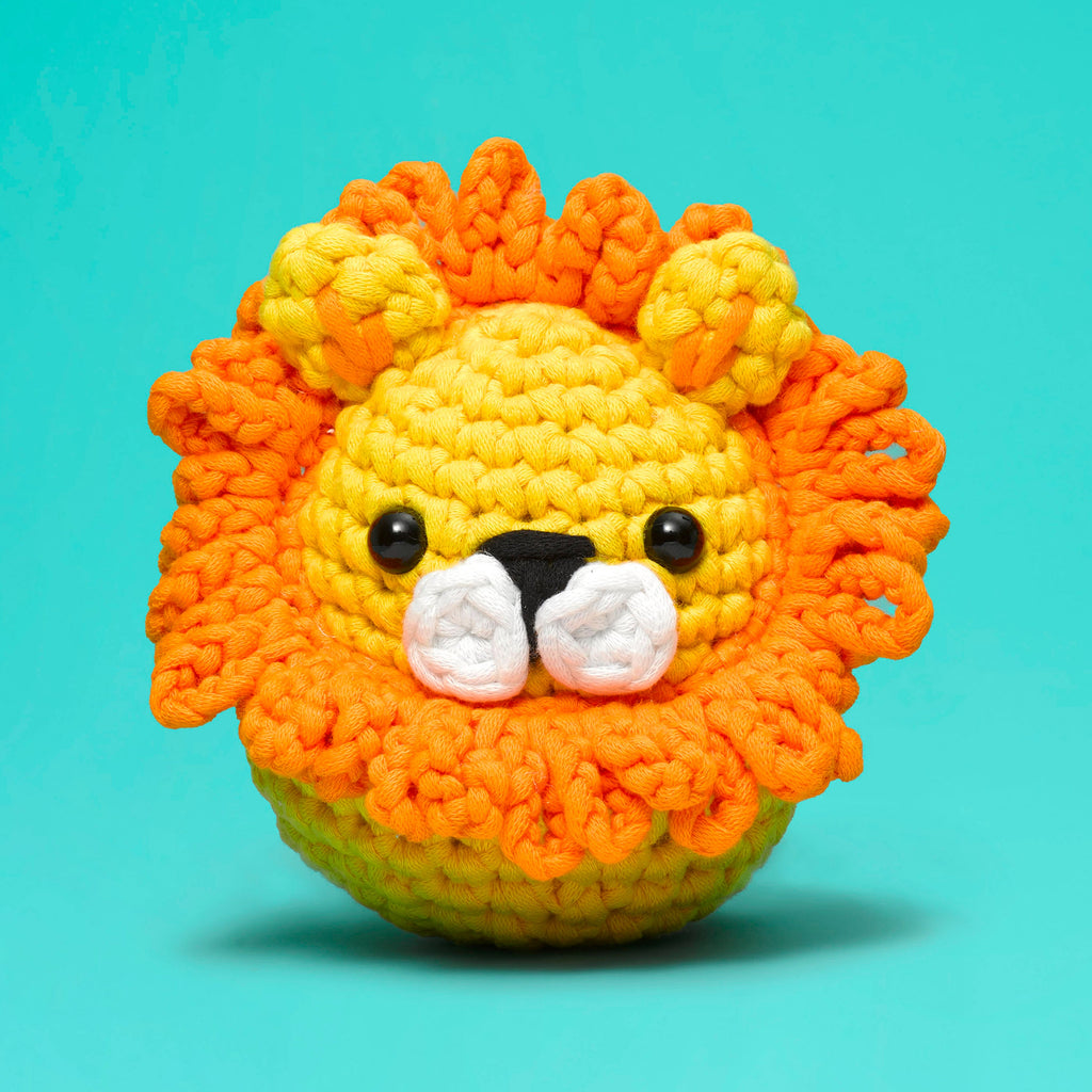 Sebastian the Lion Crochet Kit - Collect More Woobles