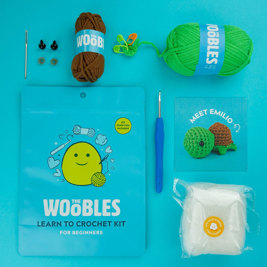 Emilio the Turtle Crochet Kit - Creative Craft Fun