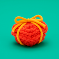 Tiny Red Present Accessory Kit - The Woobles Crochet Kits
